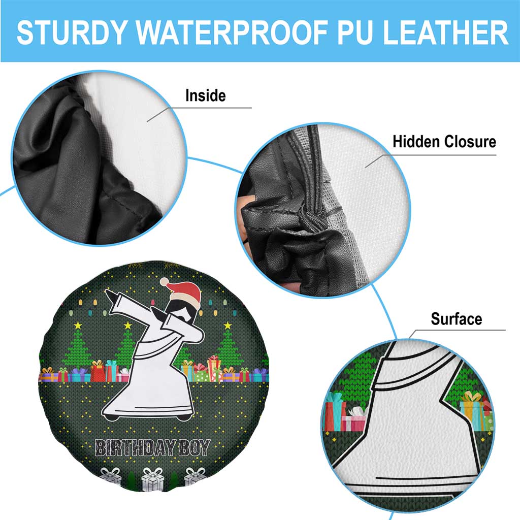 Jesus Birthday Boy Christmas Spare Tire Cover Funny Xmas Holiday Patterns - Wonder Print Shop