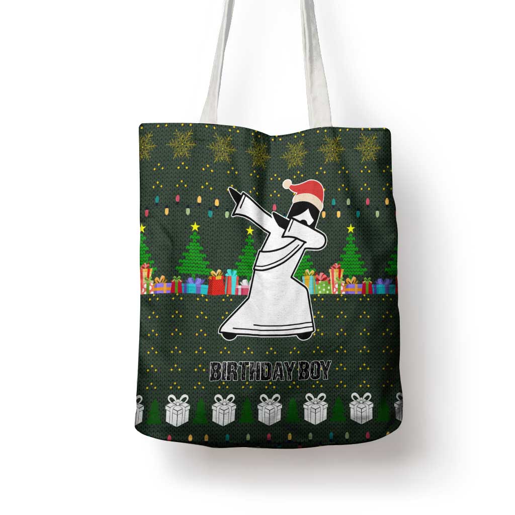 Jesus Birthday Boy Christmas Tote Bag Funny Xmas Holiday Patterns - Wonder Print Shop