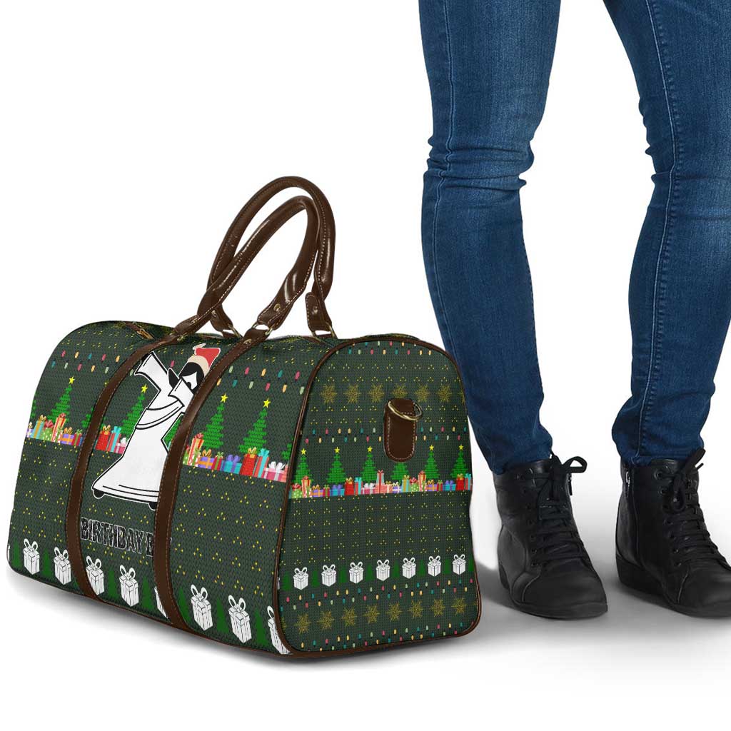 Jesus Birthday Boy Christmas Travel Bag Funny Xmas Holiday Patterns - Wonder Print Shop