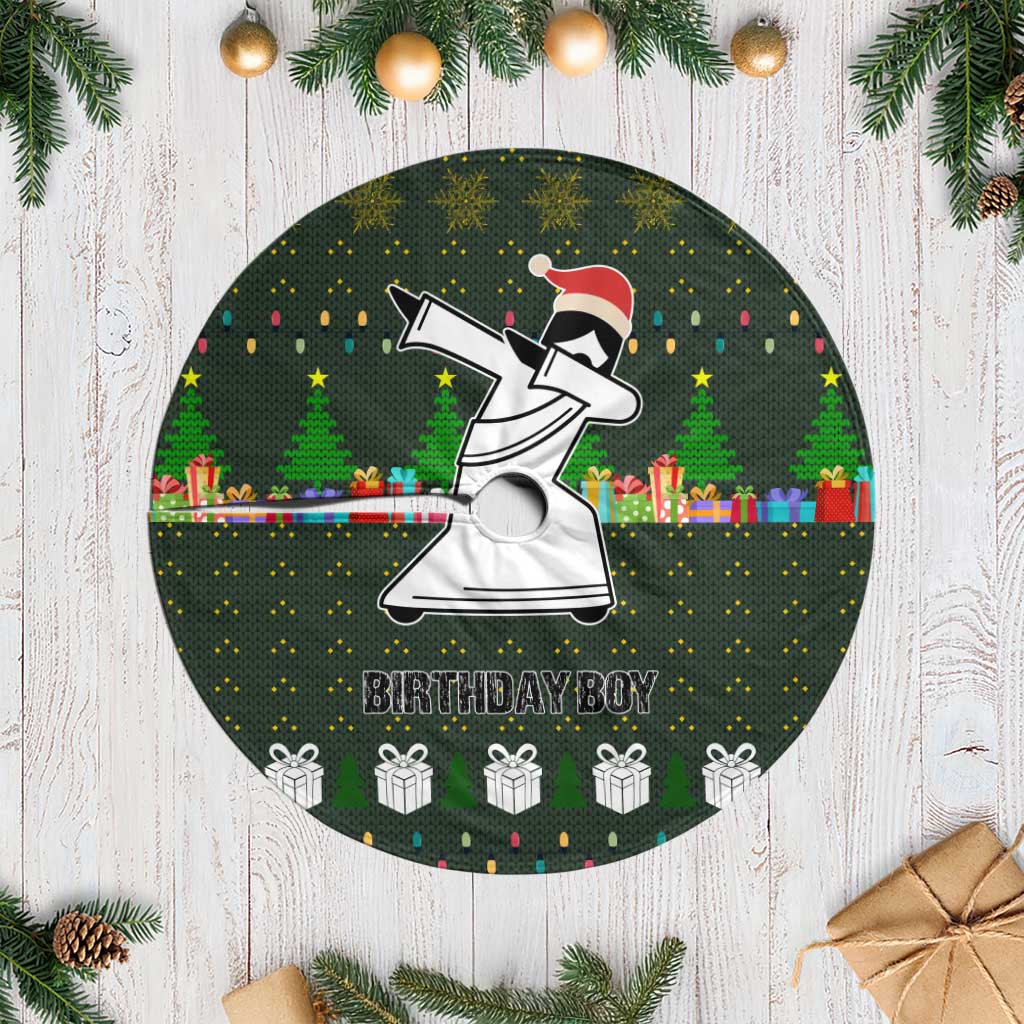 Jesus Birthday Boy Christmas Tree Skirt Funny Xmas Holiday Patterns - Wonder Print Shop
