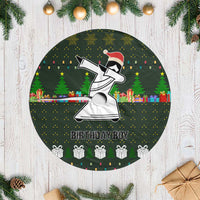 Jesus Birthday Boy Christmas Tree Skirt Funny Xmas Holiday Patterns - Wonder Print Shop