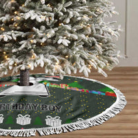 Jesus Birthday Boy Christmas Tree Skirt Funny Xmas Holiday Patterns - Wonder Print Shop