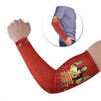 Jesus Birthday Christmas Arm Sleeves Funny Xmas Holiday Patterns - Wonder Print Shop