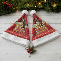 Jesus Birthday Christmas Santa Hat Funny Xmas Holiday Patterns - Wonder Print Shop