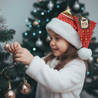 Jesus Birthday Christmas Santa Hat Funny Xmas Holiday Patterns - Wonder Print Shop