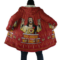 Jesus Birthday Christmas Cloak Funny Xmas Holiday Patterns - Wonder Print Shop