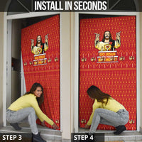 Jesus Birthday Christmas Door Cover Funny Xmas Holiday Patterns - Wonder Print Shop