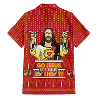 Jesus Birthday Christmas Family Matching Puletasi and Hawaiian Shirt Funny Xmas Holiday Patterns - Wonder Print Shop