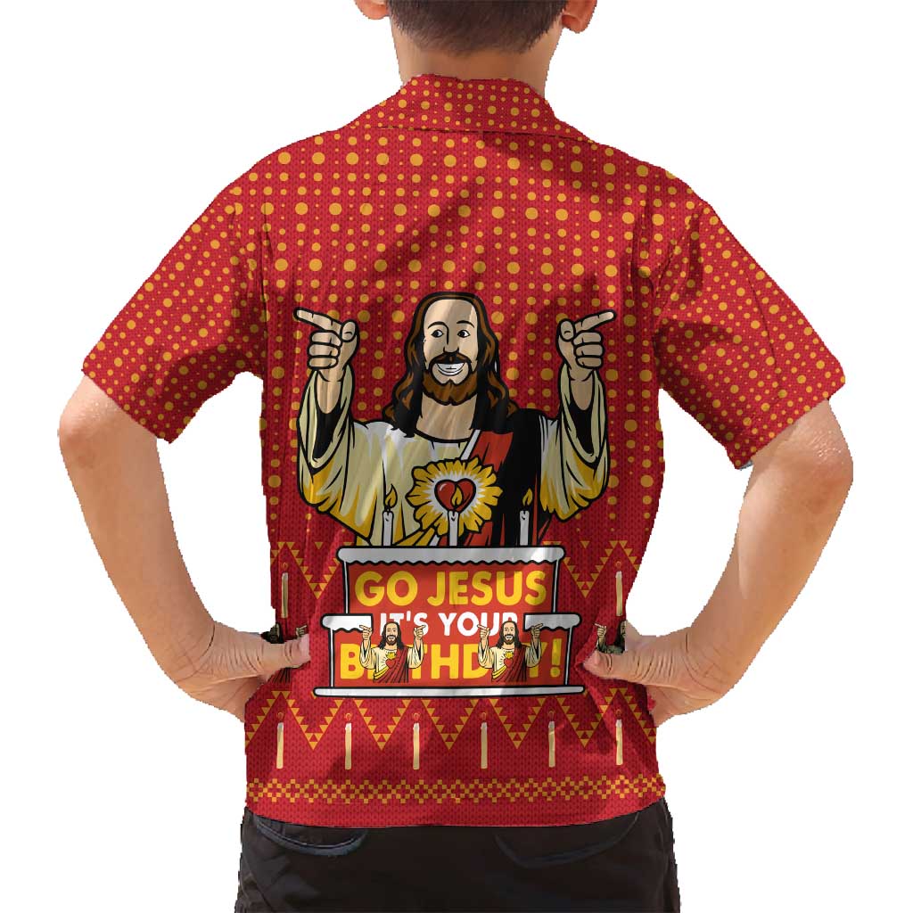 Jesus Birthday Christmas Family Matching Summer Maxi Dress and Hawaiian Shirt Funny Xmas Holiday Patterns - Wonder Print Shop