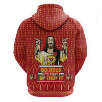 Jesus Birthday Christmas Hoodie Funny Xmas Holiday Patterns - Wonder Print Shop