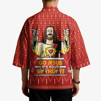 Jesus Birthday Christmas Kimono Funny Xmas Holiday Patterns - Wonder Print Shop