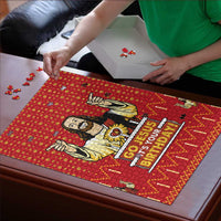Jesus Birthday Christmas Puzzle Funny Xmas Holiday Patterns - Wonder Print Shop