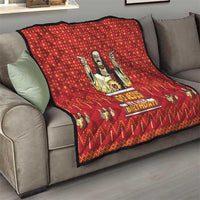 Jesus Birthday Christmas Quilt Funny Xmas Holiday Patterns - Wonder Print Shop