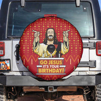 Jesus Birthday Christmas Spare Tire Cover Funny Xmas Holiday Patterns - Wonder Print Shop