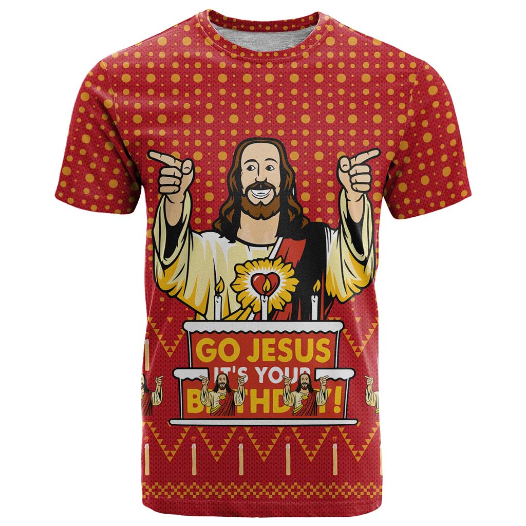 Jesus Birthday Christmas T Shirt Funny Xmas Holiday Patterns - Wonder Print Shop