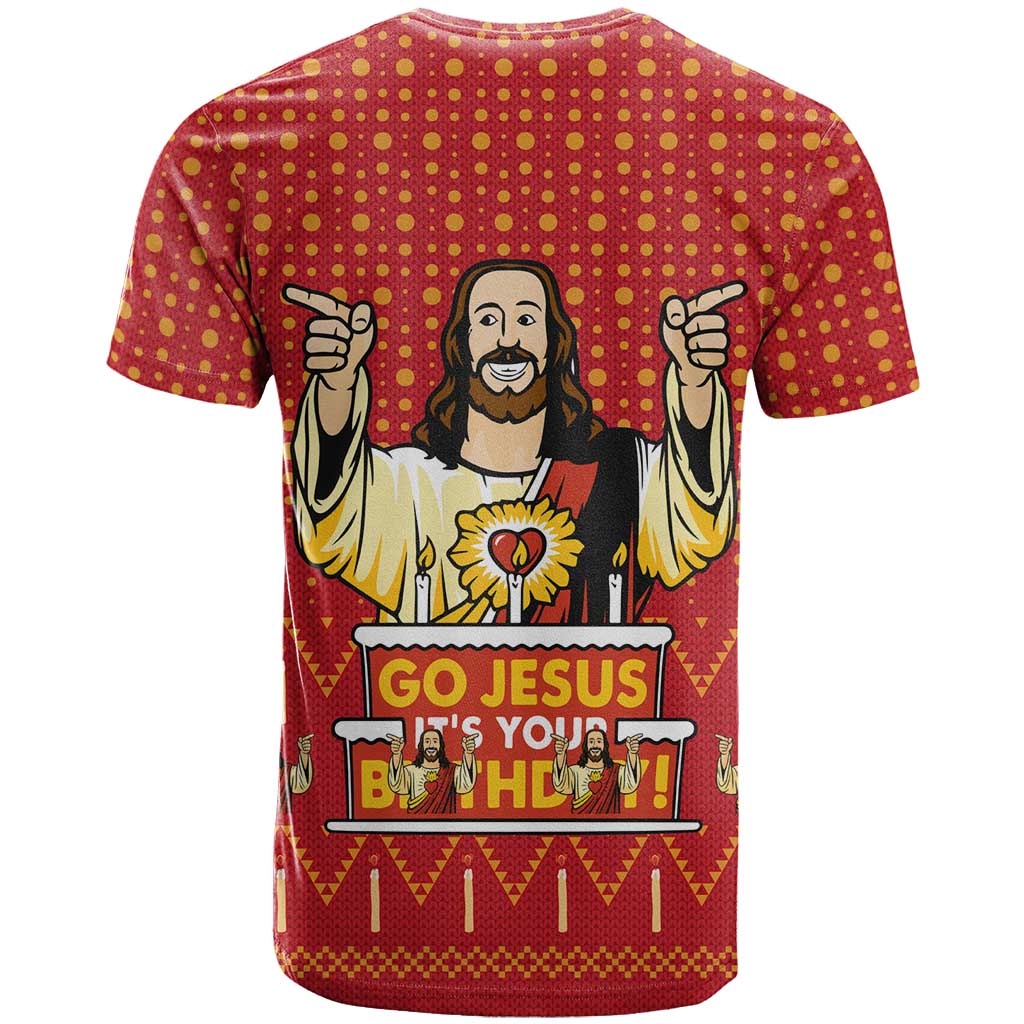 Jesus Birthday Christmas T Shirt Funny Xmas Holiday Patterns - Wonder Print Shop
