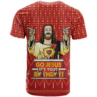 Jesus Birthday Christmas T Shirt Funny Xmas Holiday Patterns - Wonder Print Shop