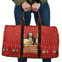 Jesus Birthday Christmas Travel Bag Funny Xmas Holiday Patterns - Wonder Print Shop