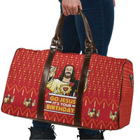 Jesus Birthday Christmas Travel Bag Funny Xmas Holiday Patterns - Wonder Print Shop