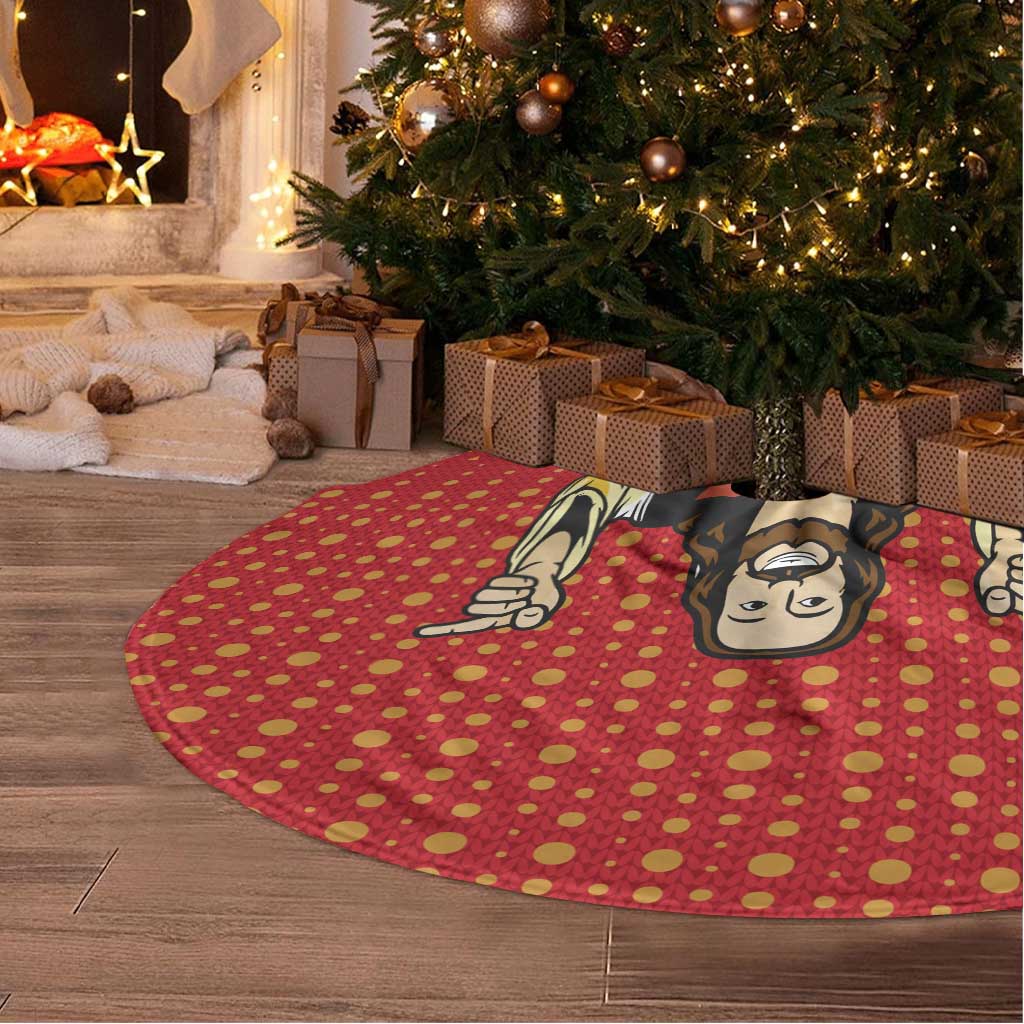 Jesus Birthday Christmas Tree Skirt Funny Xmas Holiday Patterns - Wonder Print Shop