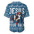 Jesus Has Your Back Jiu Jitsu Christmas Baseball Jersey Funny Xmas Holiday Patterns - Wonder Print Shop
