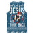 Jesus Has Your Back Jiu Jitsu Christmas Basketball Jersey Funny Xmas Holiday Patterns - Wonder Print Shop