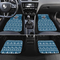 Jesus Has Your Back Jiu Jitsu Christmas Car Mats Funny Xmas Holiday Patterns - Wonder Print Shop