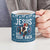 Jesus Has Your Back Jiu Jitsu Christmas Ceramic Mug Funny Xmas Holiday Patterns - Wonder Print Shop