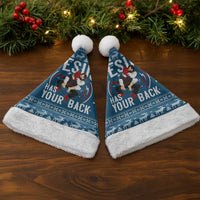 Jesus Has Your Back Jiu Jitsu Christmas Santa Hat Funny Xmas Holiday Patterns - Wonder Print Shop