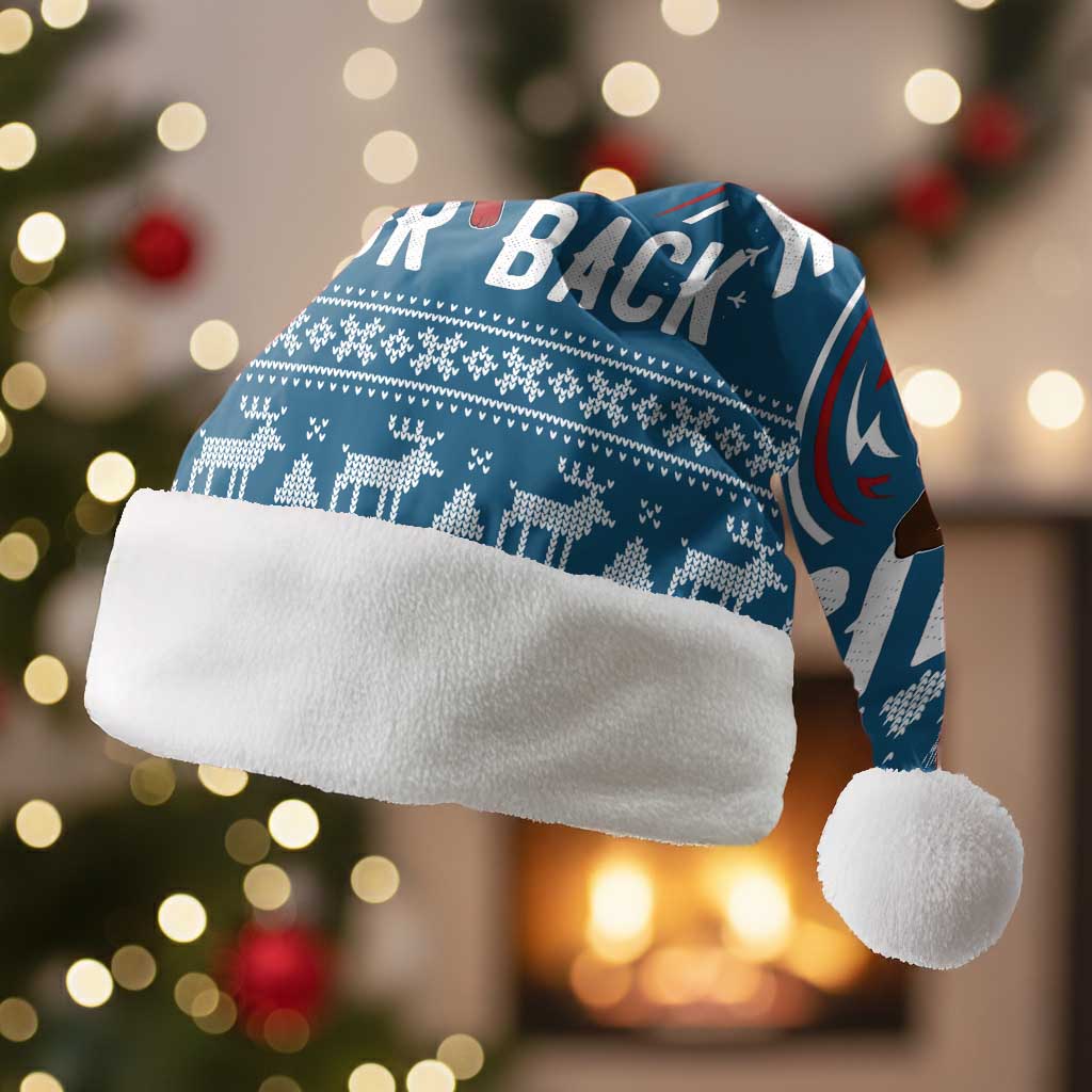 Jesus Has Your Back Jiu Jitsu Christmas Santa Hat Funny Xmas Holiday Patterns - Wonder Print Shop