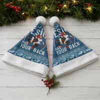 Jesus Has Your Back Jiu Jitsu Christmas Santa Hat Funny Xmas Holiday Patterns - Wonder Print Shop