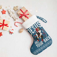 Jesus Has Your Back Jiu Jitsu Christmas Stocking Funny Xmas Holiday Patterns - Wonder Print Shop