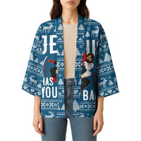 Jesus Has Your Back Jiu Jitsu Christmas Kimono Funny Xmas Holiday Patterns - Wonder Print Shop