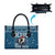 Jesus Has Your Back Jiu Jitsu Christmas Leather Bag Funny Xmas Holiday Patterns - Wonder Print Shop