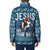 Jesus Has Your Back Jiu Jitsu Christmas Padded Jacket Funny Xmas Holiday Patterns - Wonder Print Shop