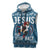 Jesus Has Your Back Jiu Jitsu Christmas Sleeveless Hoodie Funny Xmas Holiday Patterns - Wonder Print Shop