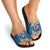 Jesus Has Your Back Jiu Jitsu Christmas Slide Sandals Funny Xmas Holiday Patterns - Wonder Print Shop