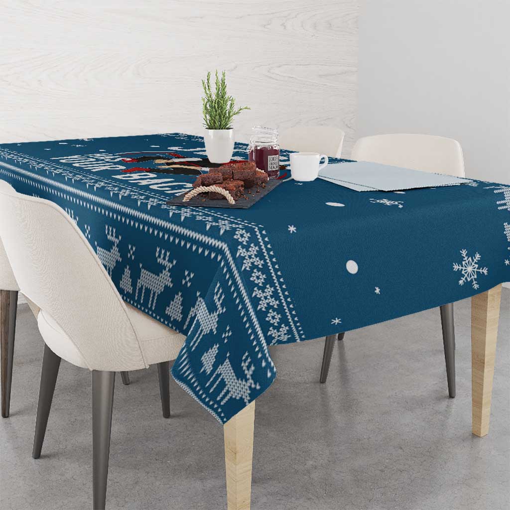 Jesus Has Your Back Jiu Jitsu Christmas Tablecloth Funny Xmas Holiday Patterns - Wonder Print Shop