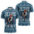 Jesus Has Your Back Jiu Jitsu Christmas Zipper Polo Shirt Funny Xmas Holiday Patterns - Wonder Print Shop