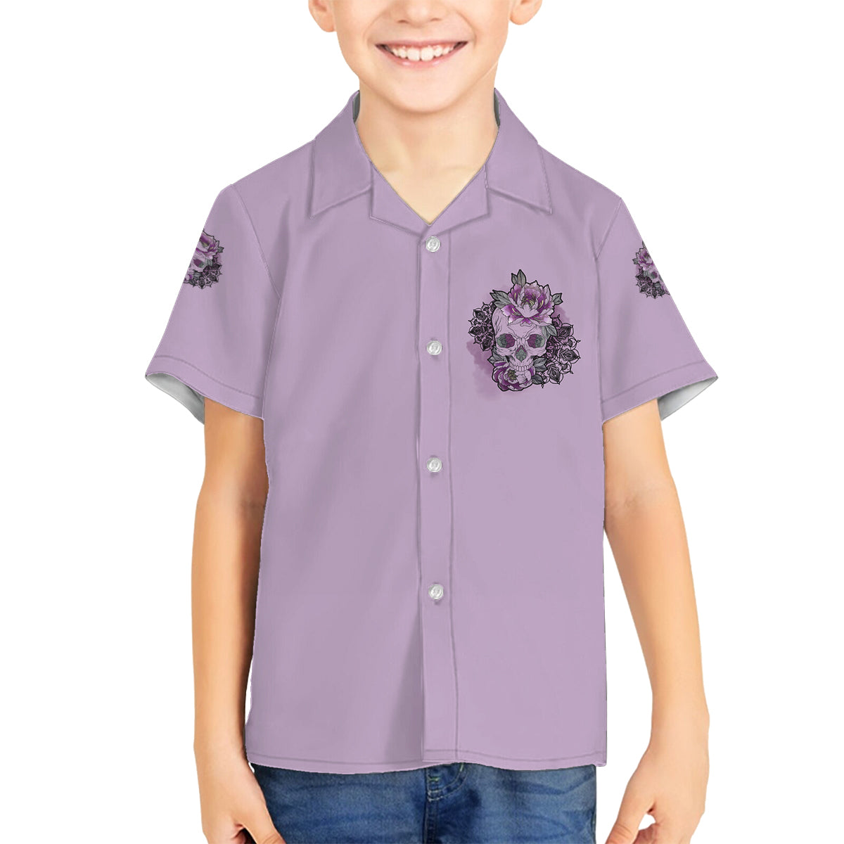 I Am Who I Am Skull Family Matching Long Sleeve Bodycon Dress and Hawaiian Shirt - Wonder Print Shop