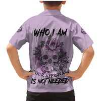 I Am Who I Am Skull Family Matching Mermaid Dress and Hawaiian Shirt - Wonder Print Shop