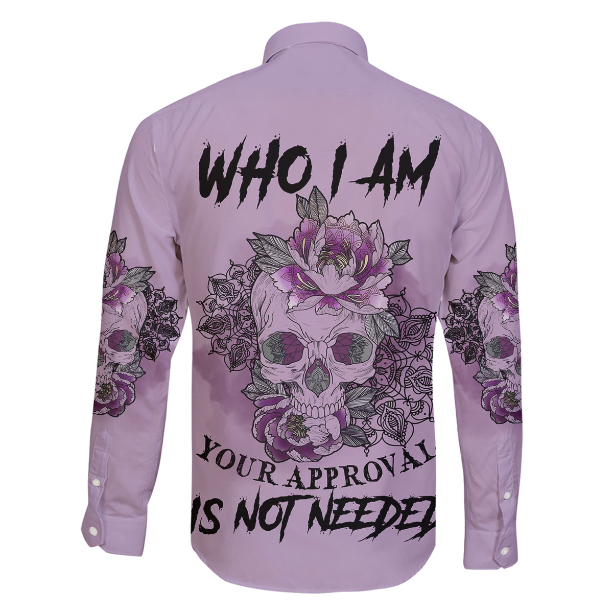 I Am Who I Am Skull Family Matching Tank Maxi Dress and Hawaiian Shirt - Wonder Print Shop