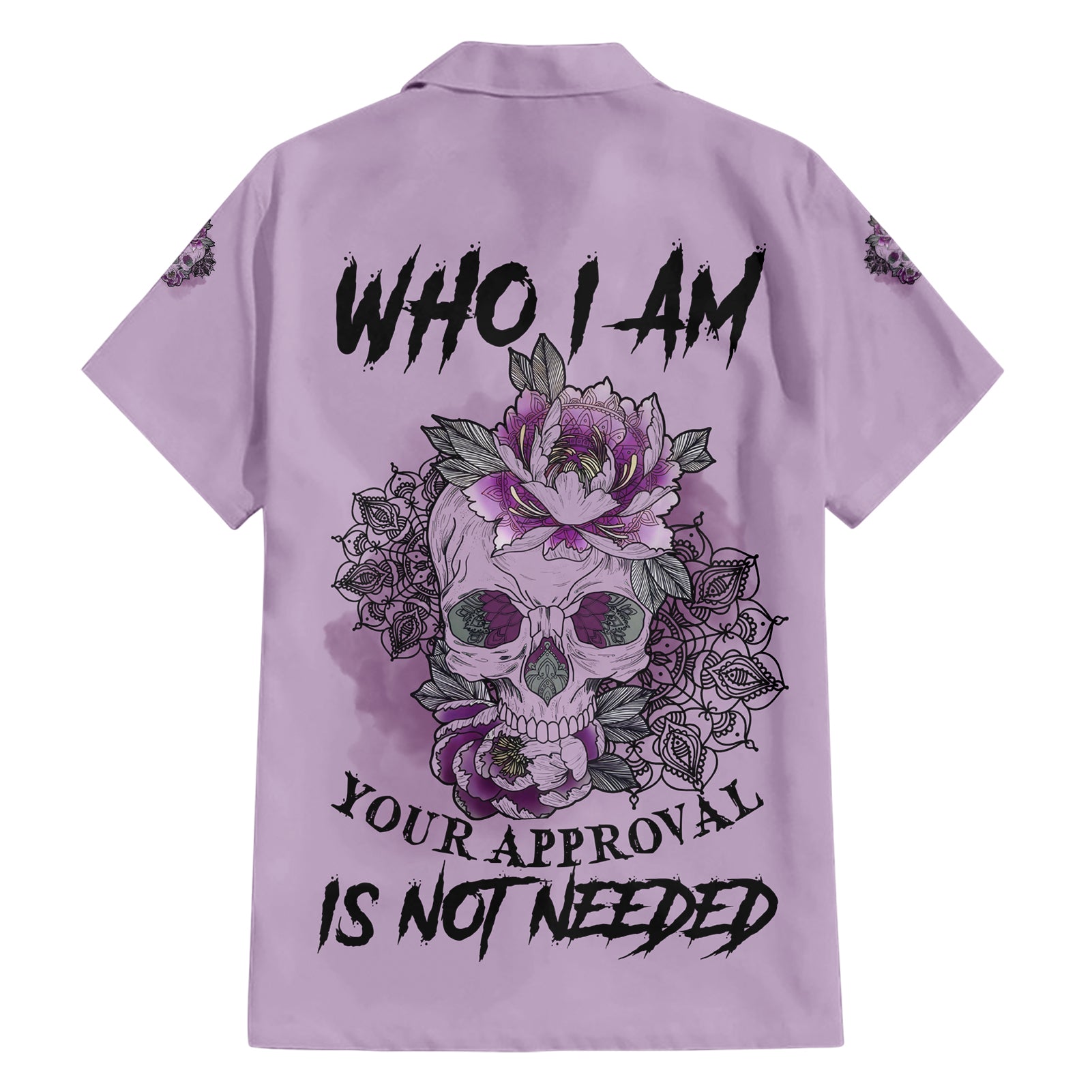 I Am Who I Am Skull Hawaiian Shirt - Wonder Print Shop