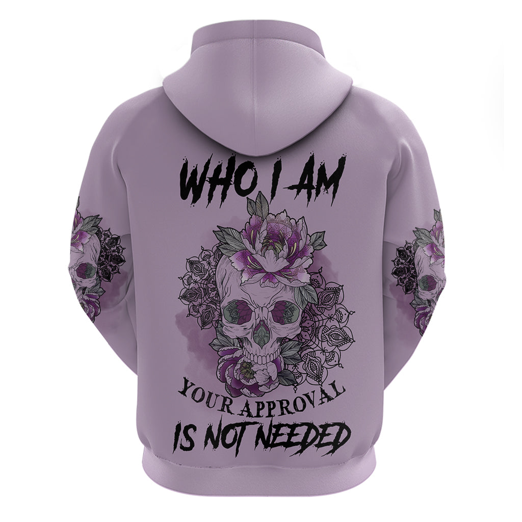 I Am Who I Am Skull Hoodie - Wonder Print Shop