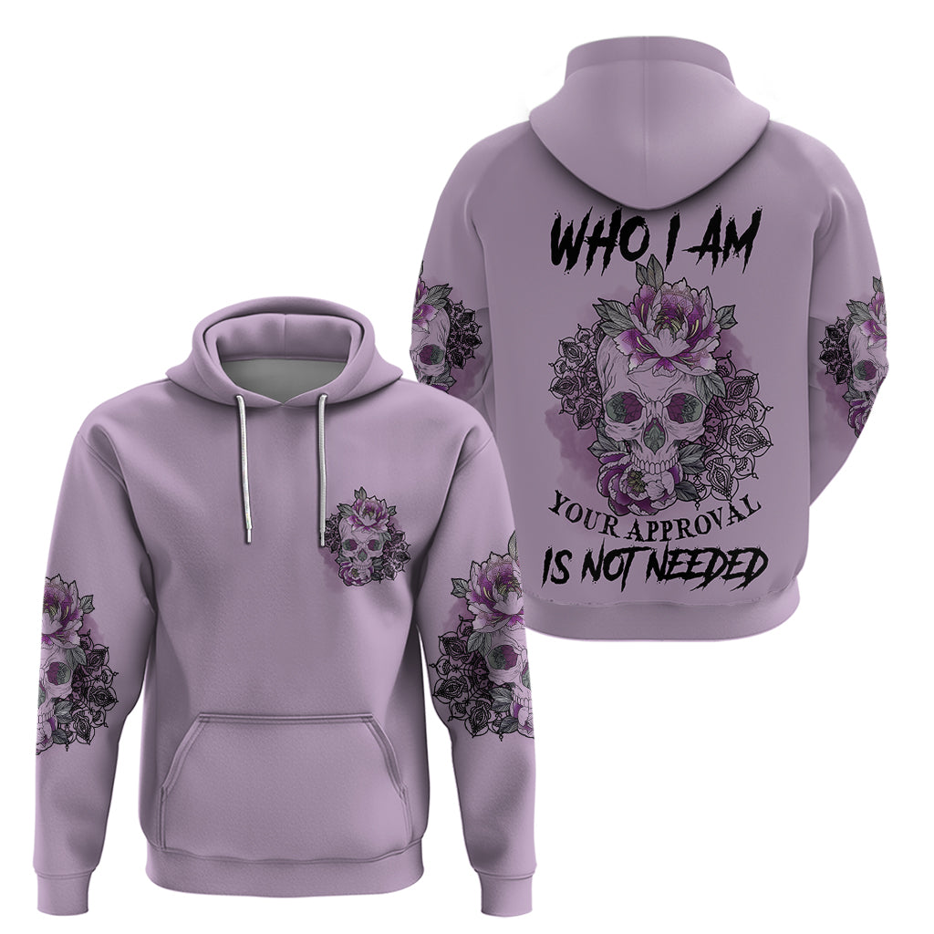 I Am Who I Am Skull Hoodie - Wonder Print Shop