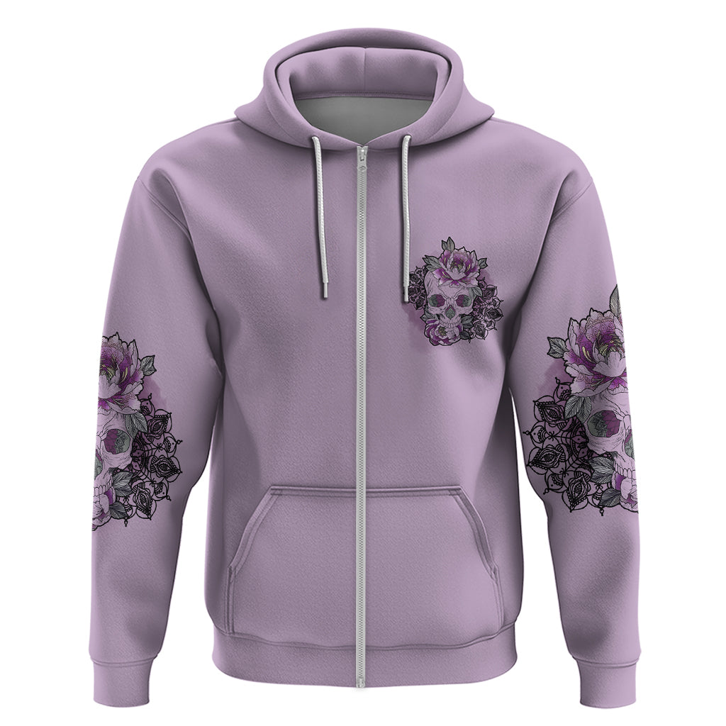 I Am Who I Am Skull Hoodie - Wonder Print Shop