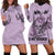 I Am Who I Am Skull Hoodie Dress - Wonder Print Shop