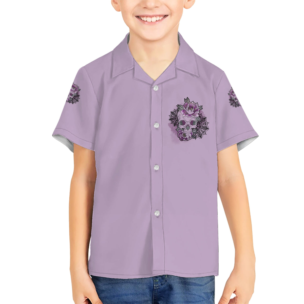 I Am Who I Am Skull Kid Hawaiian Shirt - Wonder Print Shop