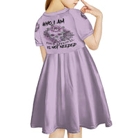 I Am Who I Am Skull Kid Short Sleeve Dress - Wonder Print Shop