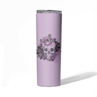 I Am Who I Am Skull Skinny Tumbler - Wonder Print Shop